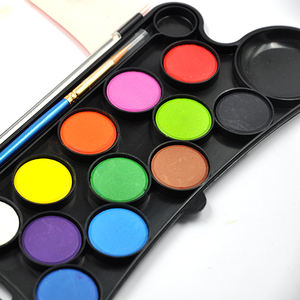 Set de peinture aquarelle <span class=keywords><strong>lavable</strong></span> 12 couleurs avec pinceaux Stylo pinceau <span class=keywords><strong>à</strong></span> <span class=keywords><strong>eau</strong></span> rechargeable et palette de peinture <span class=keywords><strong>à</strong></span> <span class=keywords><strong>l</strong></span>'<span class=keywords><strong>eau</strong></span> pour enfants - Product Image 3