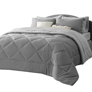 2023 New Material white winter bedroom goose down king size designer cooling quilted bed luxury comforter sets queen size