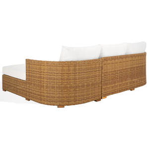 Ensemble de canapés <span class=keywords><strong>en</strong></span> <span class=keywords><strong>rotin</strong></span> PE de qualité supérieure avec cadre <span class=keywords><strong>en</strong></span> aluminium et coussins confortables <span class=keywords><strong>pour</strong></span> jardin ou balcon <span class=keywords><strong>en</strong></span> osier - Product Image 3