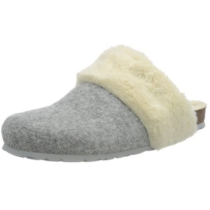 High Quality Comfort <strong>Felt</strong> <strong>Slippers</strong> Indoor Women's Cork Clogs Outdoor Warm Plush <strong>Slippers</strong> - Product Image 2