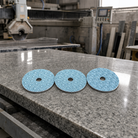 Disques de polissage diamantés professionnels 4'' (100 mm) à 3 étapes, utilisation à sec ou humide pour la restauration du granit, du marbre et de la pierre, disque de ponçage flexible