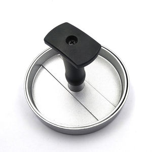 แม่พิมพ์กดเค้กแบบกลมเคลือบกันติดอุปกรณ์ในครัวแม่พิมพ์แฮมเบอร์เกอร์เนื้อวัว - Product Image 2