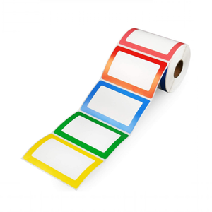 Etiquetas Adesivas de Nome em Rolo com Linha Perfurada para Escritório, Reuniões, Escola e Casa - Product Image 4
