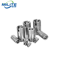 Goupille d'éjection en acier haute précision MILITE avec ventilation pour moule d'injection plastique, dureté HRC48-54, application industrielle
