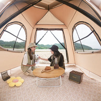 Ensemble de matériel de camping en plein air de luxe avec tente de plage gonflable Équipement de camping de qualité supérieure