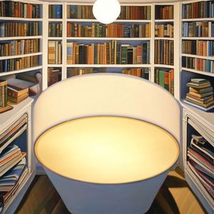 Modern LED Jute Fabric <b>Ceiling</b> <b>Light</b> with Acrylic Cutout Lampshade 3x E14-Max 40W <b>Remote</b> <b>Control</b> for Bedroom Use WHITE - Product Image 3