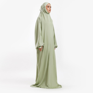 Vêtement traditionnel blanc pour femmes musulmanes, vêtement de prière pour Ramadan dubaï, vente en gros - Product Image 1