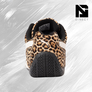 Zapatillas Puma Wmns Speedcat Leopard 'Black Warm White' para caminar, con punta redonda, con cordones, transpirables, para todas las estaciones - Product Image 4