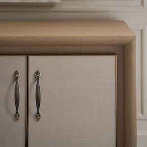 European Style Solid Copper Cabinet Handles Bar Shape Durable Plated For <b>Drawer</b> Wardrobe Furniture - Product Image 4