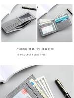 Dompet Kulit PU Tahan Air dengan Penutup Terbuka dan Bordir untuk Unisex dengan Harga Bagus