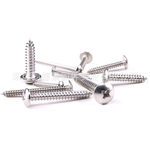 304 Stainless Steel Phillips Head Self Tapping Screw Set Metric Grade 2 Flat Head For Metal 200pcs - Product Image 1