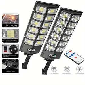 Lámpara Solar LED de Alta Luminosidad para Exteriores, Doble Fila, con Sensor de Movimiento para Patio - Product Image 2