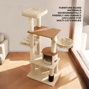 Katzenkratzbaum 2026 Neu Heißer Verkauf Klettergerüst Heimkratzbaum Ganzjährig für große Katzen Großer Baum für drinnen - Product Image 5