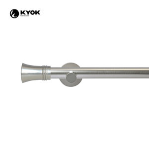 Accessori per Aste per <span class=keywords><strong>Tende</strong></span> in Nichel Opaco da 28mm, Doppi Finali con Staffa in Lega di Alluminio, <span class=keywords><strong>Tende</strong></span> per Finestre, Soggiorno di Lusso - Product Image 6