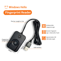 Lecteur d'empreintes digitales USB Bolan, scanner biométrique Windows Hello pour PC portable, Windows 7 8 10 11, connexion sans mot de passe