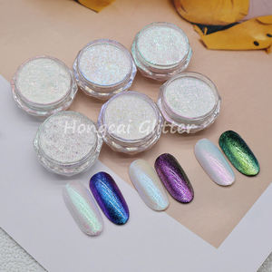 Alta purezza Aurora Chameleon polvere scaglie di smalto per unghie in resina artigianale sirena diamante perla pigmento - Product Image 4
