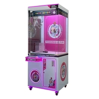 Machine à griffes d'arcade à monnayeur Source Factory, garantie 1 an, jouet d'amusement ludique en anglais pour attraper les poupées, pour les 8 ans et plus