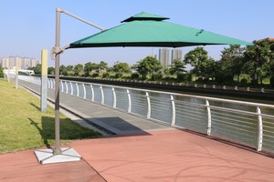 Nhà Máy Tùy Chỉnh 68-Inch Ngoài Trời Parasols Mạnh Mẽ UV Mưa Mbrellas Vuông Bãi Biển Vườn Lều Vuông Câu Cá Patio Căn cứ Polyester - Product Image 4