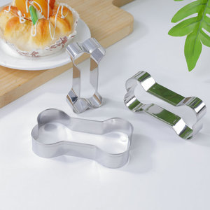 Vente chaude de qualité alimentaire chien forme d'os en acier inoxydable Cookie Biscuit Cutter outils de cuisson en gros - Product Image 3