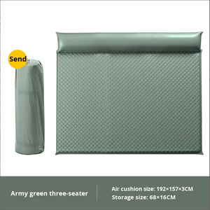 Matelas de couchage auto-gonflant ultraléger avec oreiller, matelas de camping portable pour la randonnée, le trekking et les voyages - Product Image 6