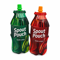 Pochette Doypack personnalisée en plastique alimentaire avec bec verseur, réutilisable, pour emballage de boissons, jus, yaourts