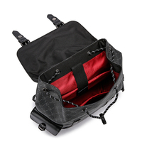 Sac à dos en cuir PU de luxe, imperméable, avec impression intégrale personnalisée OEM, logo de marque célèbre, pour les voyages d'affaires