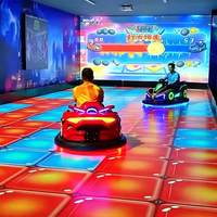 Karting électrique immersif avec projecteur AR, simulateur de karting, kart de combat, utilisation en intérieur, parcs sportifs