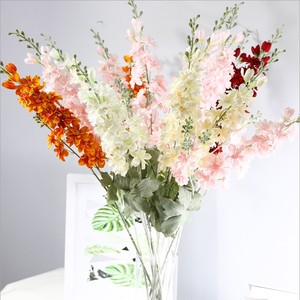 QSLH-00273 Vente en gros <span class=keywords><strong>de</strong></span> fleurs artificielles en soie, jacinthe et delphinium, branche unique, longue branche, <span class=keywords><strong>fleur</strong></span> <span class=keywords><strong>de</strong></span> mariage, aménagement paysager - Product Image 3