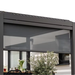 Persianas Enrollables Motorizadas de Gran Ancho Personalizadas para Jardín, Balcón, Resistentes al Viento, con Cierre Hermético - Product Image 1