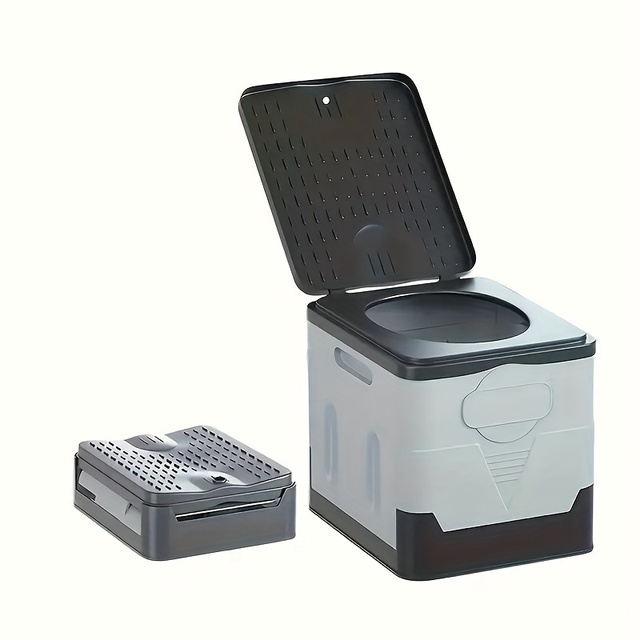 Portable Travel Toilet with Lid Easy Folding Toilet for Camping High Quality Car Toilet for Beach