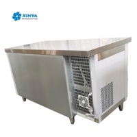 Réfrigérateur sous comptoir commercial à 3 portes en acier inoxydable, refroidissement par ventilateur de qualité supérieure, réfrigérateur de cuisine HoReCa XGC-18C XINYA
