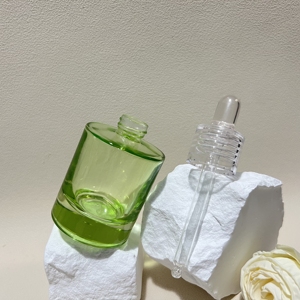 30ml Amber Clear Frosted Flat Shoulder Glass Serum Dropper Bottle Customize Skin Care Packaging 1oz <strong>Hair</strong> Oil Bottle - Product Image 3