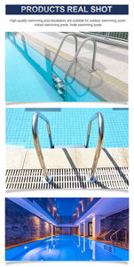 Pipike di alta qualità <span class=keywords><strong>scala</strong></span> di 1.0/1.2mm di spessore 304/316 in acciaio inox facile da installare Overflow piscina <span class=keywords><strong>scala</strong></span> - Product Image 3
