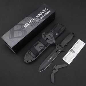 มีดอเนกประสงค์ BK 0084BKXLE-B DIY OEM ปรับแต่งได้ สำหรับการเอาชีวิตรอด การล่าสัตว์ ด้ามจับ G10 ใบมีดเหล็กกล้าไร้สนิม ใบมีดตรง - Product Image 1