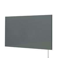 Radiateurs de salle de bain à panneau en cristal de carbone de 15 mm d'épaisseur, style thermostat programmable et à commande LCD, modèle M075P 750W