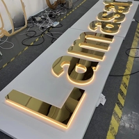 DakeSign Factory, vente en gros de panneaux publicitaires personnalisés en acier inoxydable rétroéclairés par LED, étanches IP65, pour salons de beauté et publicité commerciale