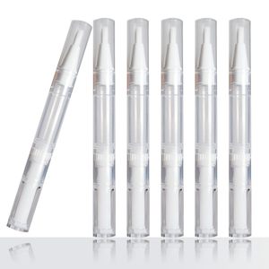 Vente en gros de flacons vides en plastique argentés et dorés de 2 ml, 4 ml, 5 ml, avec applicateur rotatif pour revitalisant d'ongles, huile pour cuticules, stylo pinceau, emballage cosmétique - Product Image 1