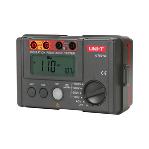 Medidores de Resistencia de Aislamiento Serie UT500 de UNI-T, UT501A 1000V 5G, UT502A 2500V 20G PI y - Product Image 3