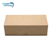 Verres écologiques boîte en carton couvercle et plateau lunettes de soleil étui cadeau