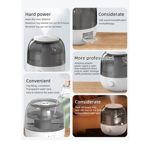 2025 OEM de alta calidad 2.5L Aroma <span class=keywords><strong>aceite</strong></span> <span class=keywords><strong>esencial</strong></span> Cool Mist escritorio hogar ultrasónico <span class=keywords><strong>humidificador</strong></span> de aire <span class=keywords><strong>para</strong></span> el hogar dormitorio de bebé - Product Image 3