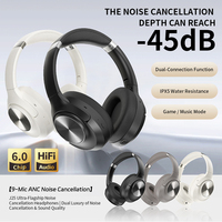 Auriculares Inalámbricos para Juegos J25, BT 6.0, Sobre la Oreja, con Baja Latencia, Sonido de Calidad de Estudio, Controlador de 40 mm, Cancelación de Ruido
