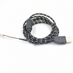Nylon bện cáp dữ liệu USB Một Nam để PH 2.0 <span class=keywords><strong>Molex</strong></span> Nam tùy chỉnh bàn phím Cáp - Product Image 3