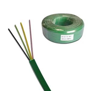 high quality PVC jacket telephone wire 4 core flat telephone cable for cable telephone