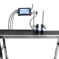 LD100 Industrial Inkjet Coder Tanpa Pelarut, Perawatan Rendah, Kecepatan Tinggi 60m/menit, Perlindungan IP55, Printer Kartu untuk Kabel dan Kawat Bangunan