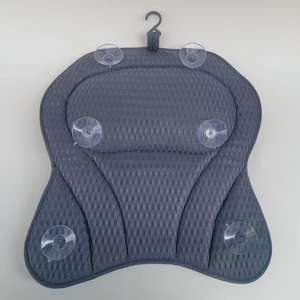 Vente en gros de nouveau <span class=keywords><strong>coussin</strong></span> d'oreiller de bain en forme de queue de poisson accessoires de <span class=keywords><strong>baignoire</strong></span> ergonomie oreiller de <span class=keywords><strong>baignoire</strong></span> spa en maille d'air 4D avec crochet - Product Image 4