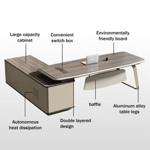 Mobilier commercial Ensemble bureau et chaise de direction moderne de haute qualité - Product Image 4