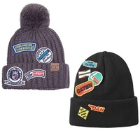 Patchs thermocollants personnalisés en sergé, brodés avec motif lèvres sexy et lettres, pour chapeaux et motifs floraux, personnalisables par numérisation