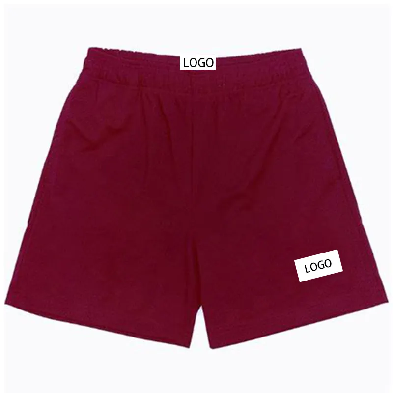 Short en maille de polyester pour hommes Logo personnalisé Sports Plage Natation Gym Basketball