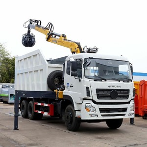 Grúa hidráulica plegable Dongfeng de fábrica china para bloques y ladrillos con garra - Product Image 2