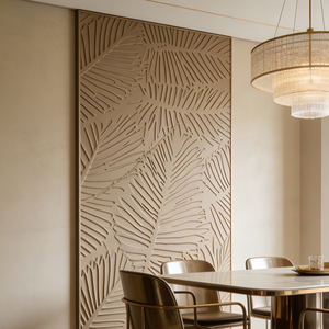 Panel Decorativo de Madera Maciza con Textura 3D, Paneles de Revestimiento de Paredes Interiores/Exteriores para Sala de Estar, Decoración de Lujo para el Hogar - Product Image 1